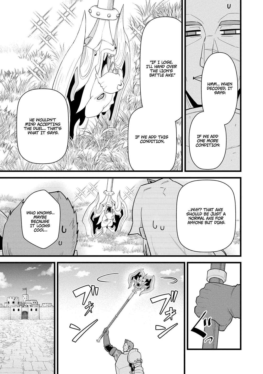 The Population Of The Frontier Owner Starts With 0. "Dias The Blue" And A Blue Horned Girl. chapter 58 page 23