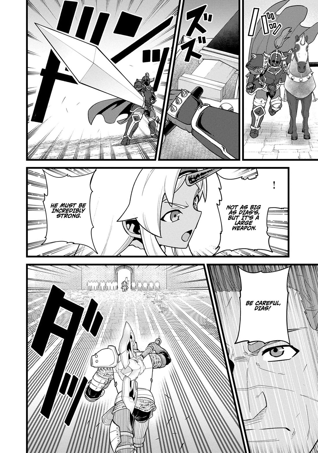 The Population Of The Frontier Owner Starts With 0. "Dias The Blue" And A Blue Horned Girl. chapter 58 page 26