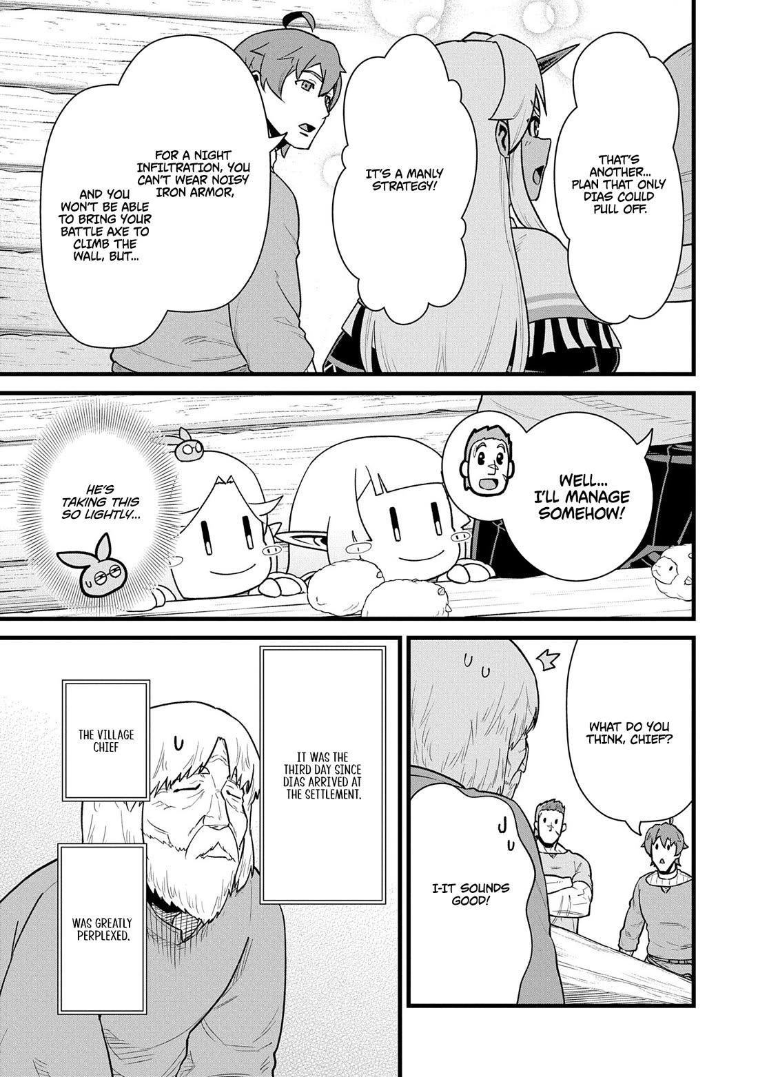 The Population Of The Frontier Owner Starts With 0. "Dias The Blue" And A Blue Horned Girl. chapter 58 page 5