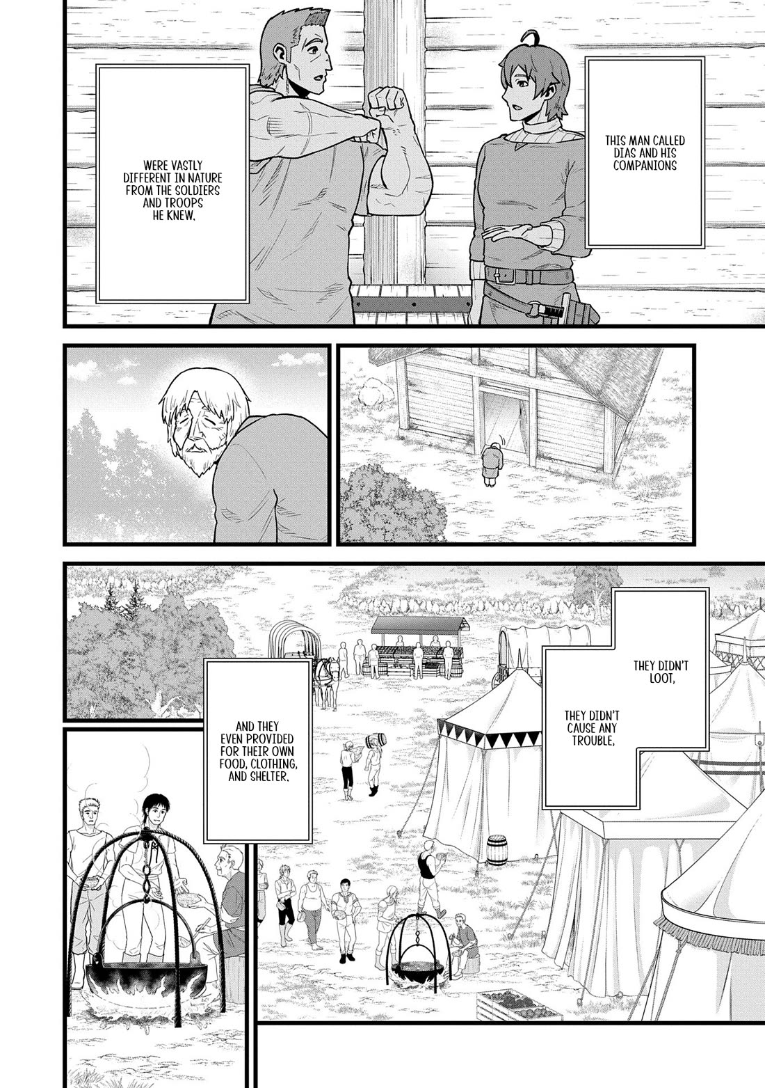 The Population Of The Frontier Owner Starts With 0. "Dias The Blue" And A Blue Horned Girl. chapter 58 page 6