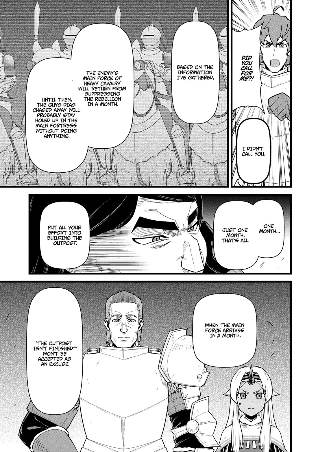 The Population Of The Frontier Owner Starts With 0. "Dias The Blue" And A Blue Horned Girl. chapter 59 page 13