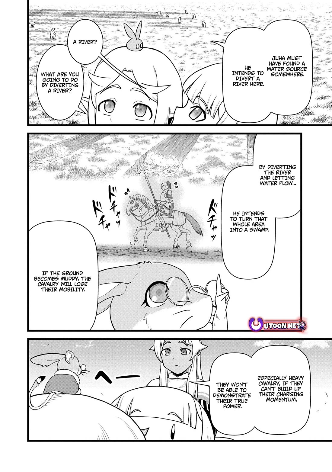 The Population Of The Frontier Owner Starts With 0. "Dias The Blue" And A Blue Horned Girl. chapter 59 page 20