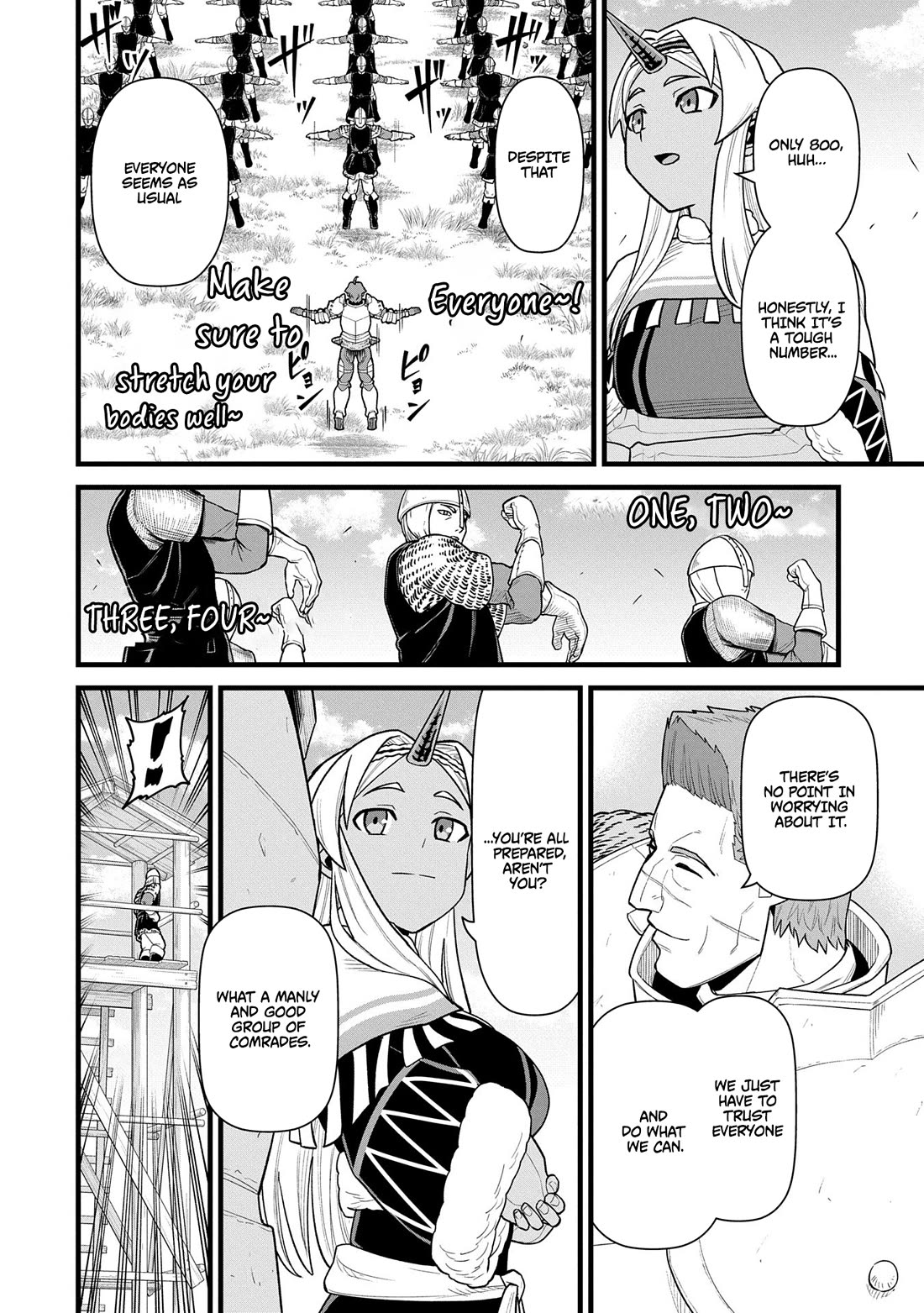 The Population Of The Frontier Owner Starts With 0. "Dias The Blue" And A Blue Horned Girl. chapter 59 page 26