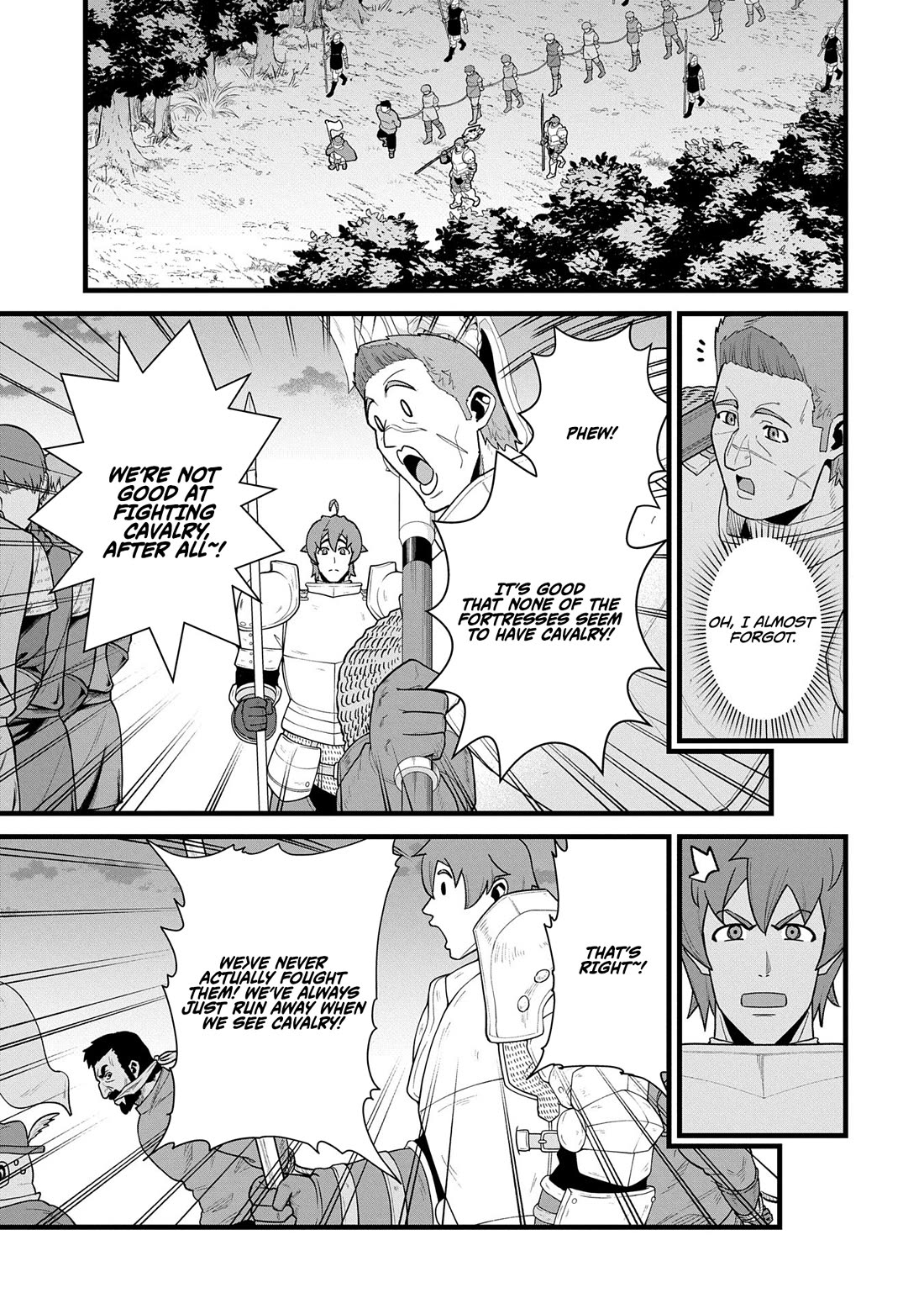 The Population Of The Frontier Owner Starts With 0. "Dias The Blue" And A Blue Horned Girl. chapter 59 page 5