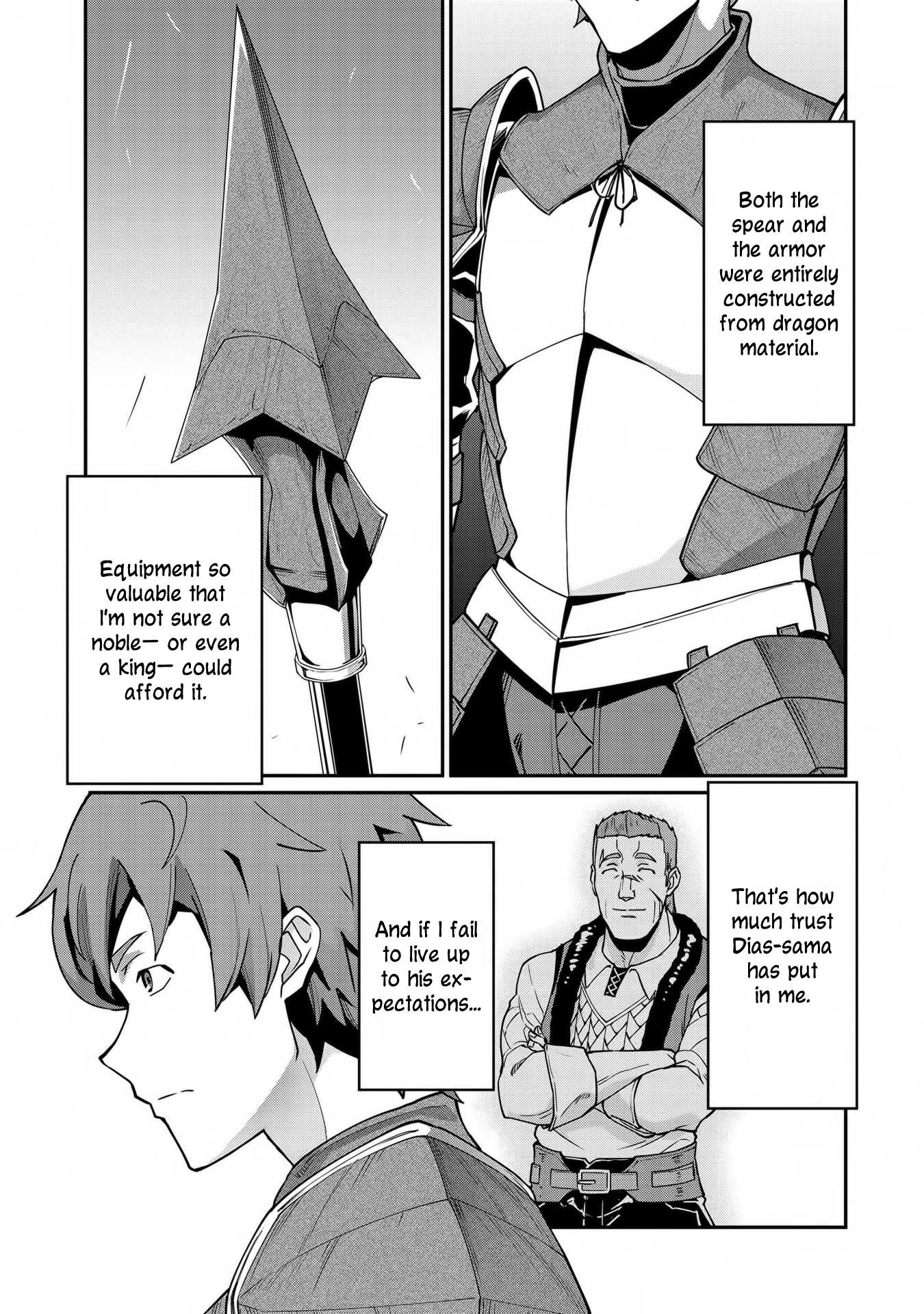 The Population Of The Frontier Owner Starts With 0. "Dias The Blue" And A Blue Horned Girl. chapter 6 page 14