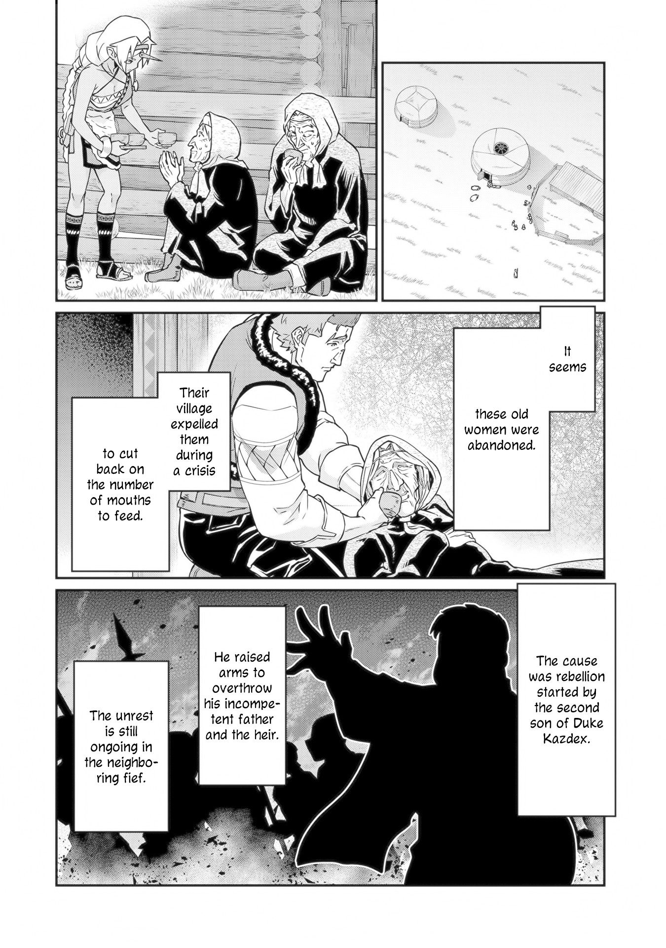 The Population Of The Frontier Owner Starts With 0. "Dias The Blue" And A Blue Horned Girl. chapter 6 page 21