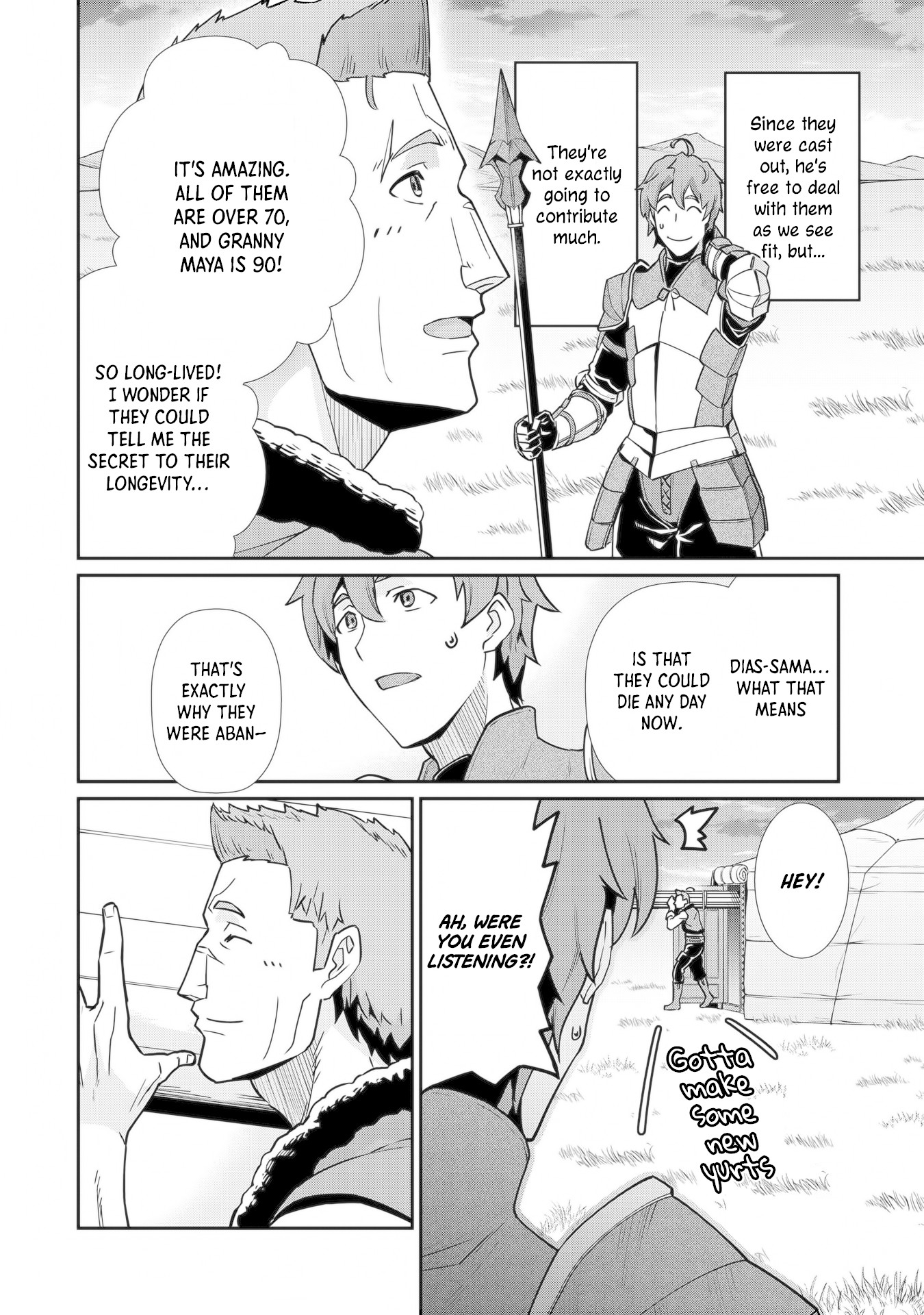 The Population Of The Frontier Owner Starts With 0. "Dias The Blue" And A Blue Horned Girl. chapter 6 page 23