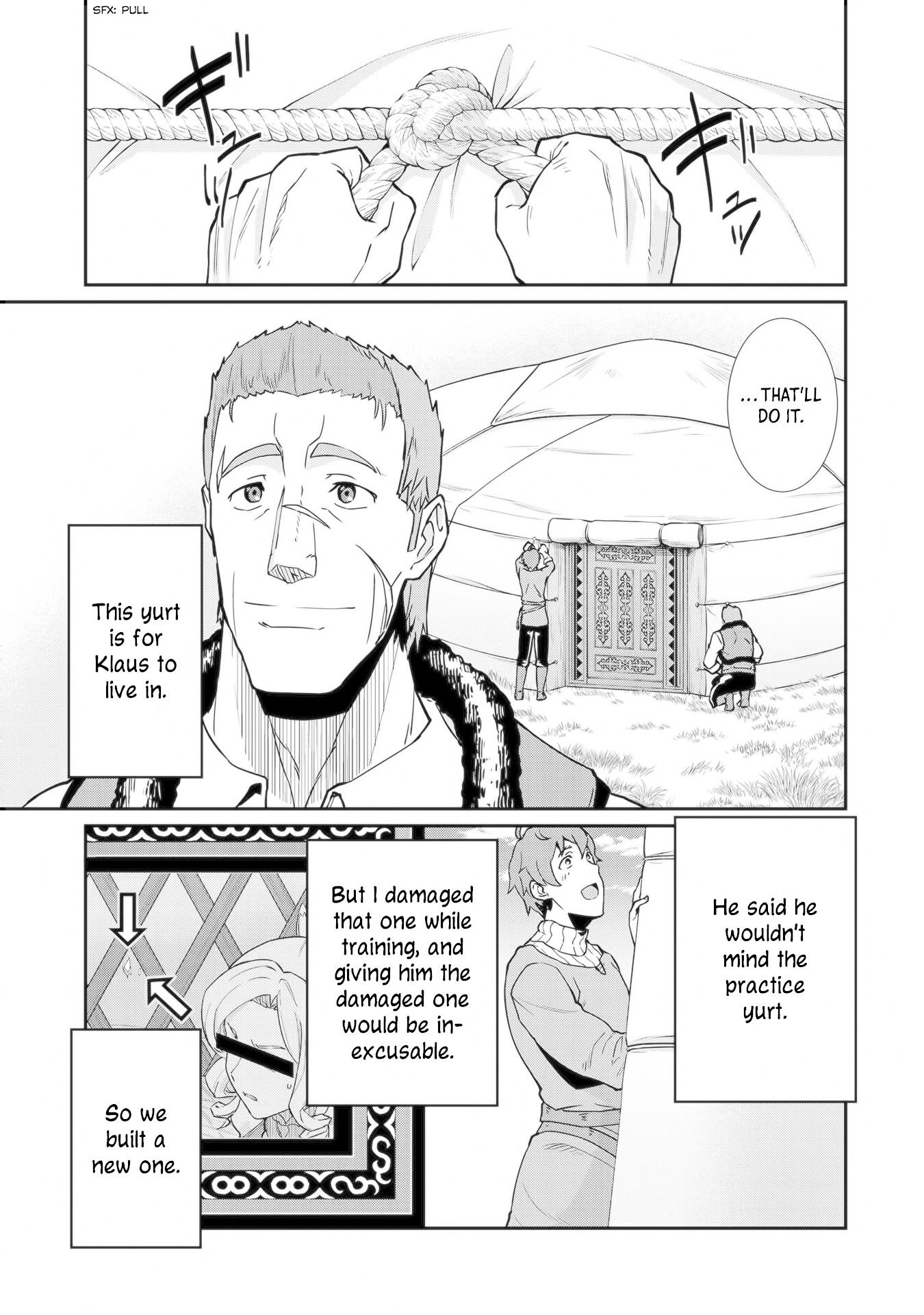 The Population Of The Frontier Owner Starts With 0. "Dias The Blue" And A Blue Horned Girl. chapter 6 page 6