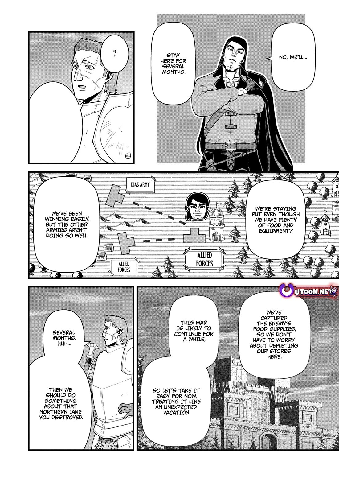 The Population Of The Frontier Owner Starts With 0. "Dias The Blue" And A Blue Horned Girl. chapter 60 page 20