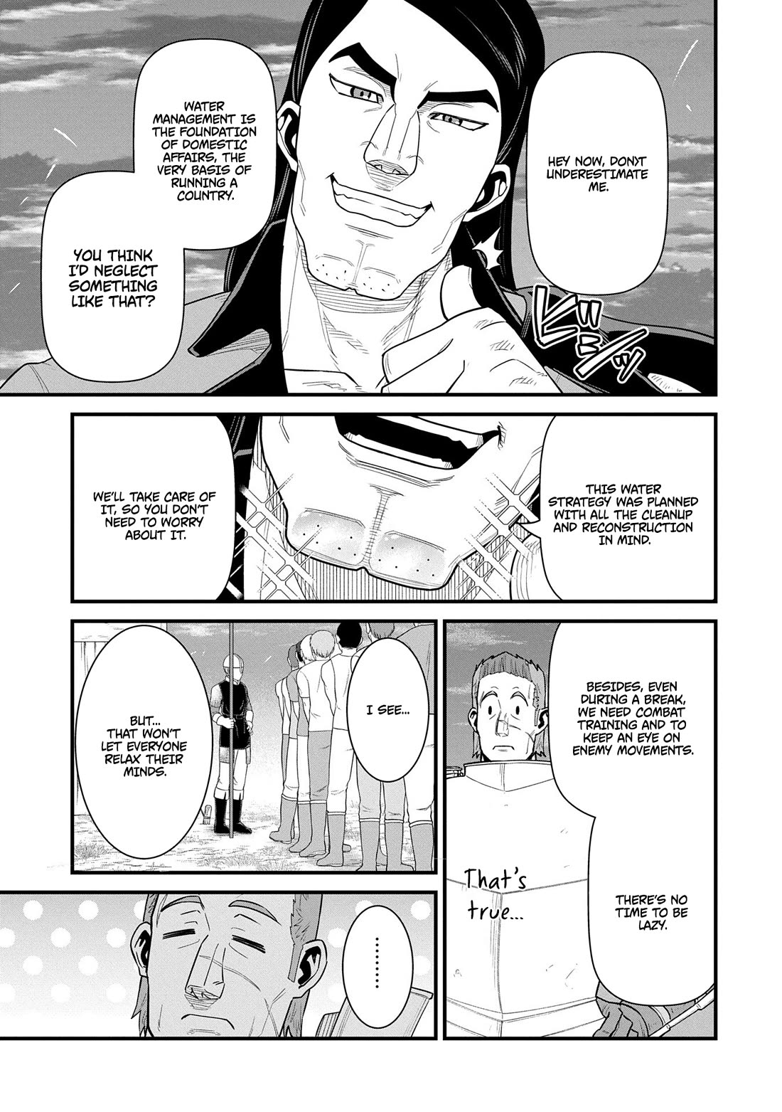 The Population Of The Frontier Owner Starts With 0. "Dias The Blue" And A Blue Horned Girl. chapter 60 page 21