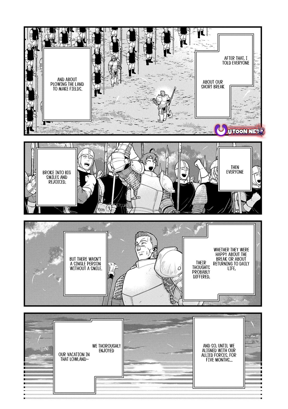 The Population Of The Frontier Owner Starts With 0. "Dias The Blue" And A Blue Horned Girl. chapter 60 page 24