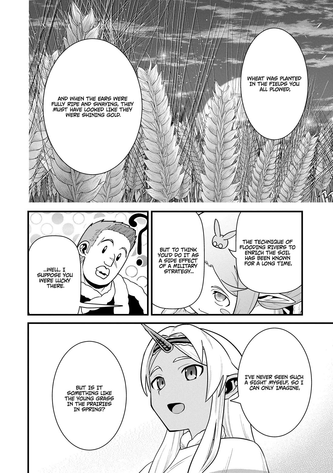 The Population Of The Frontier Owner Starts With 0. "Dias The Blue" And A Blue Horned Girl. chapter 60 page 26