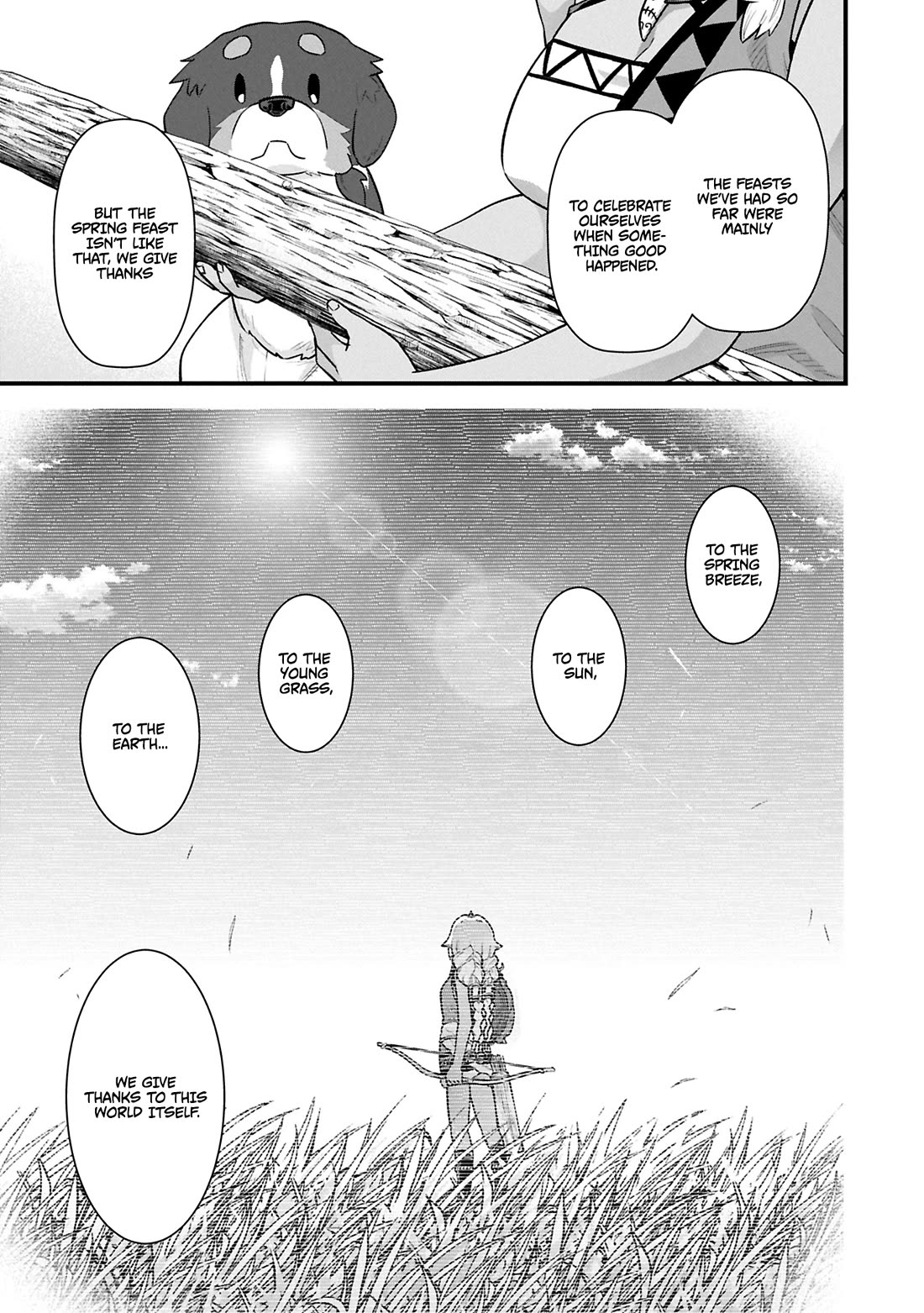 The Population Of The Frontier Owner Starts With 0. "Dias The Blue" And A Blue Horned Girl. chapter 61 page 14