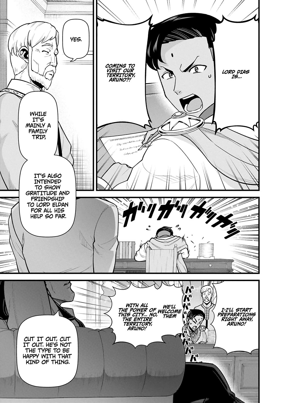 The Population Of The Frontier Owner Starts With 0. "Dias The Blue" And A Blue Horned Girl. chapter 61 page 30