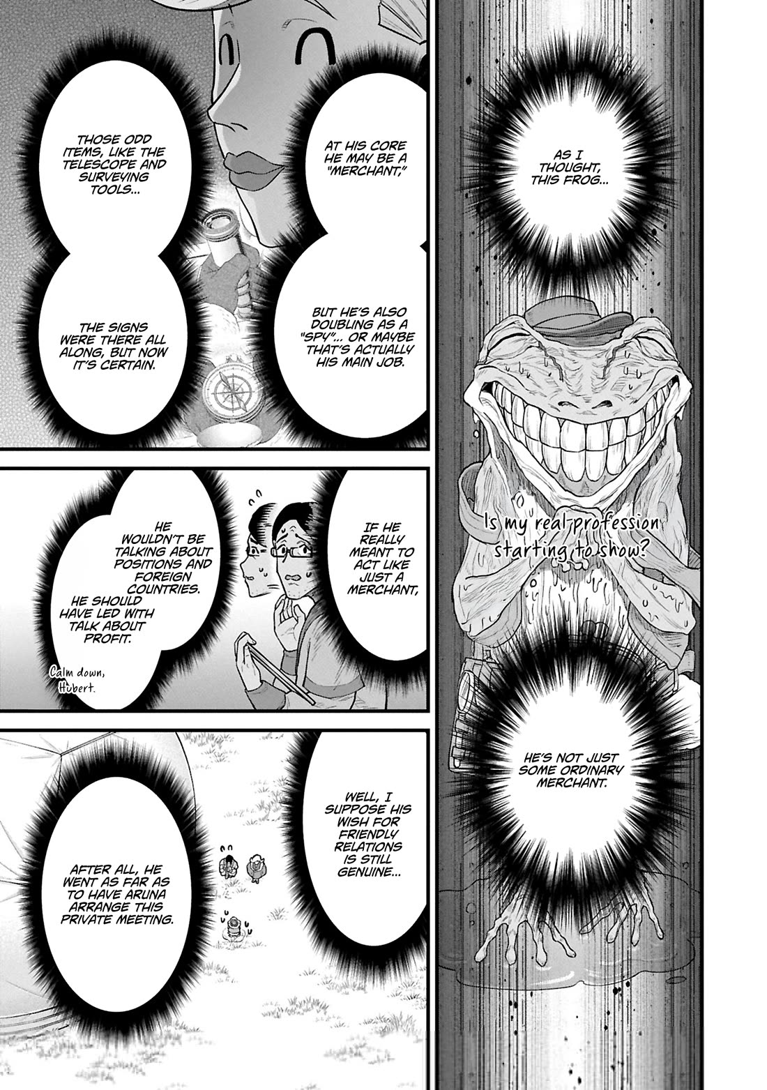 The Population Of The Frontier Owner Starts With 0. "Dias The Blue" And A Blue Horned Girl. chapter 62 page 19