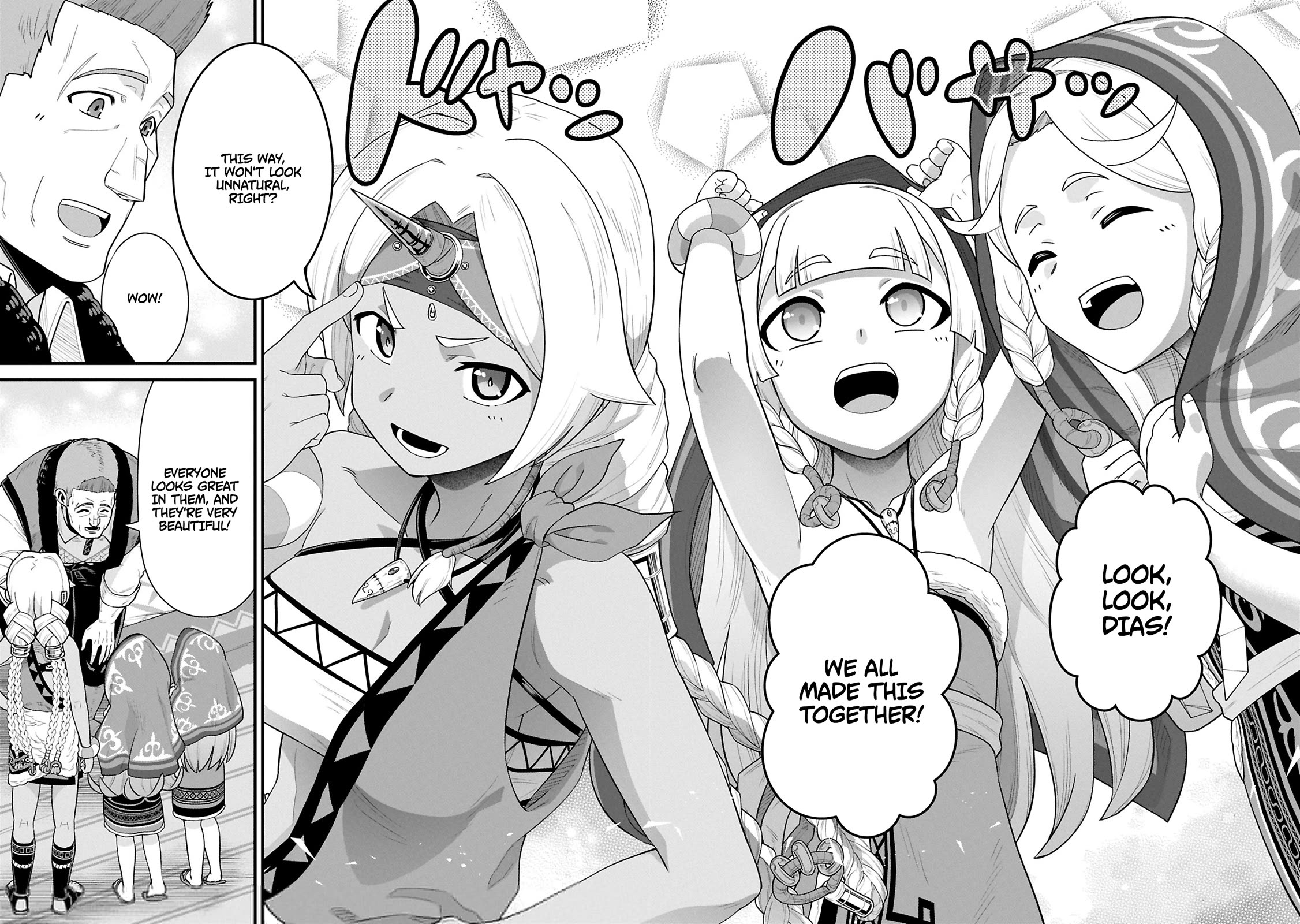 The Population Of The Frontier Owner Starts With 0. "Dias The Blue" And A Blue Horned Girl. chapter 62 page 30