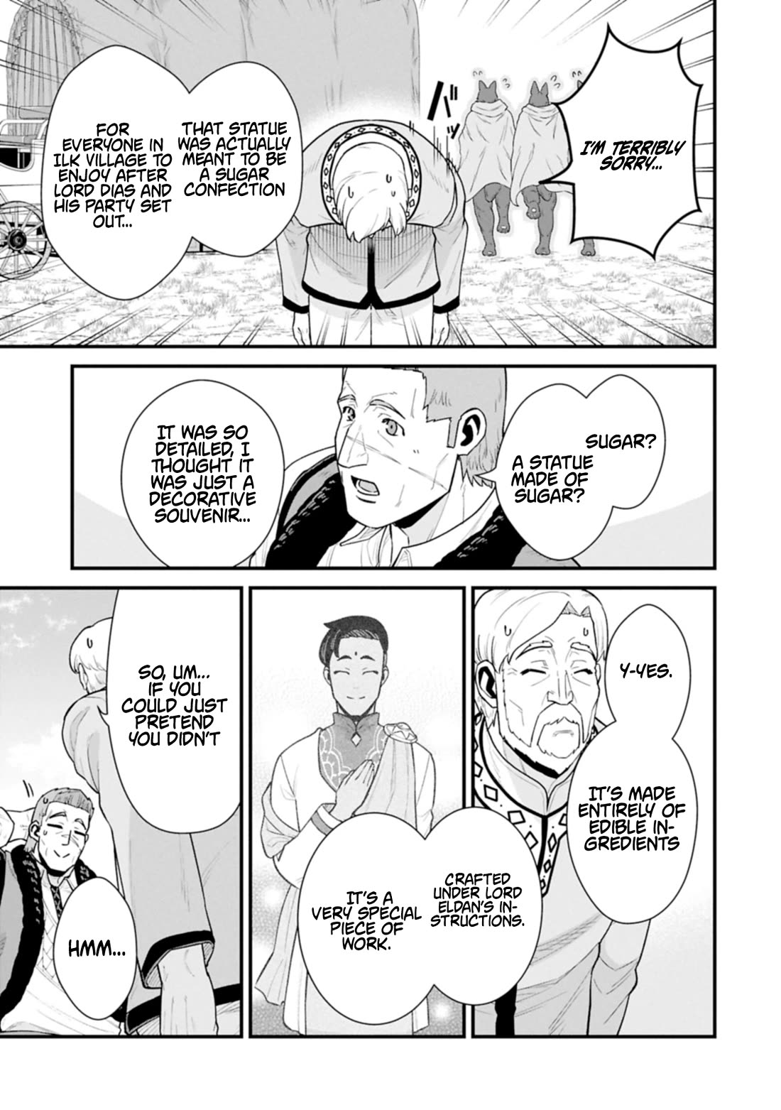 The Population Of The Frontier Owner Starts With 0. "Dias The Blue" And A Blue Horned Girl. chapter 63 page 7