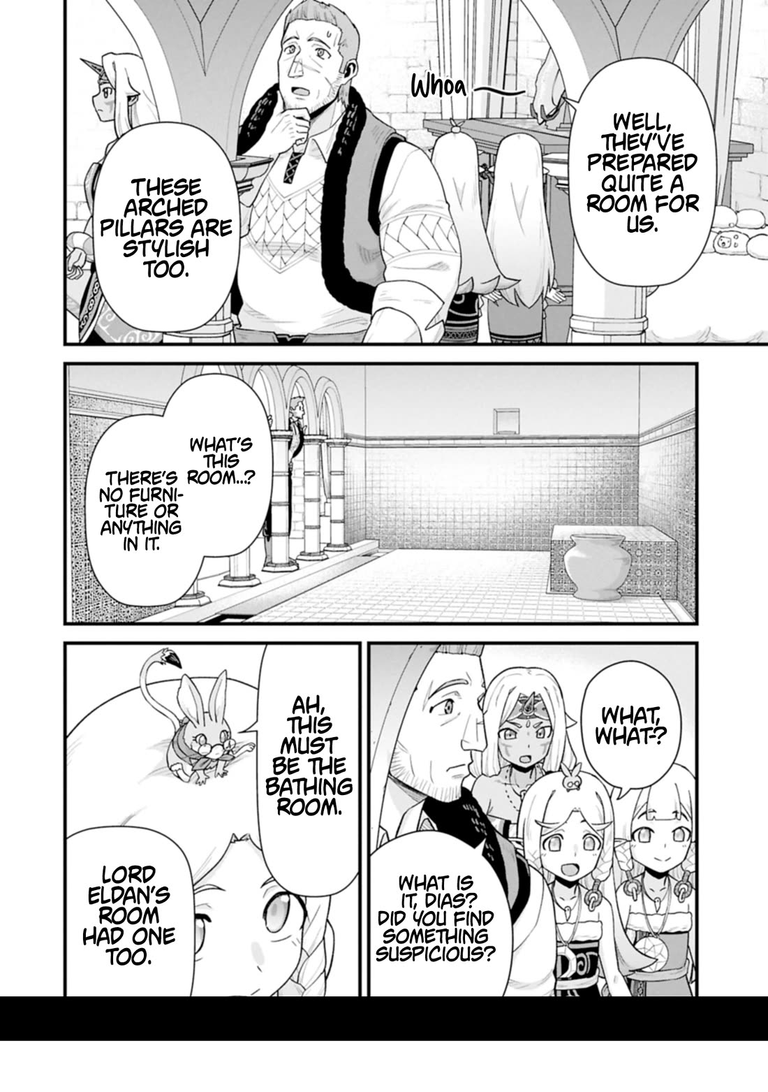 The Population Of The Frontier Owner Starts With 0. "Dias The Blue" And A Blue Horned Girl. chapter 64 page 14