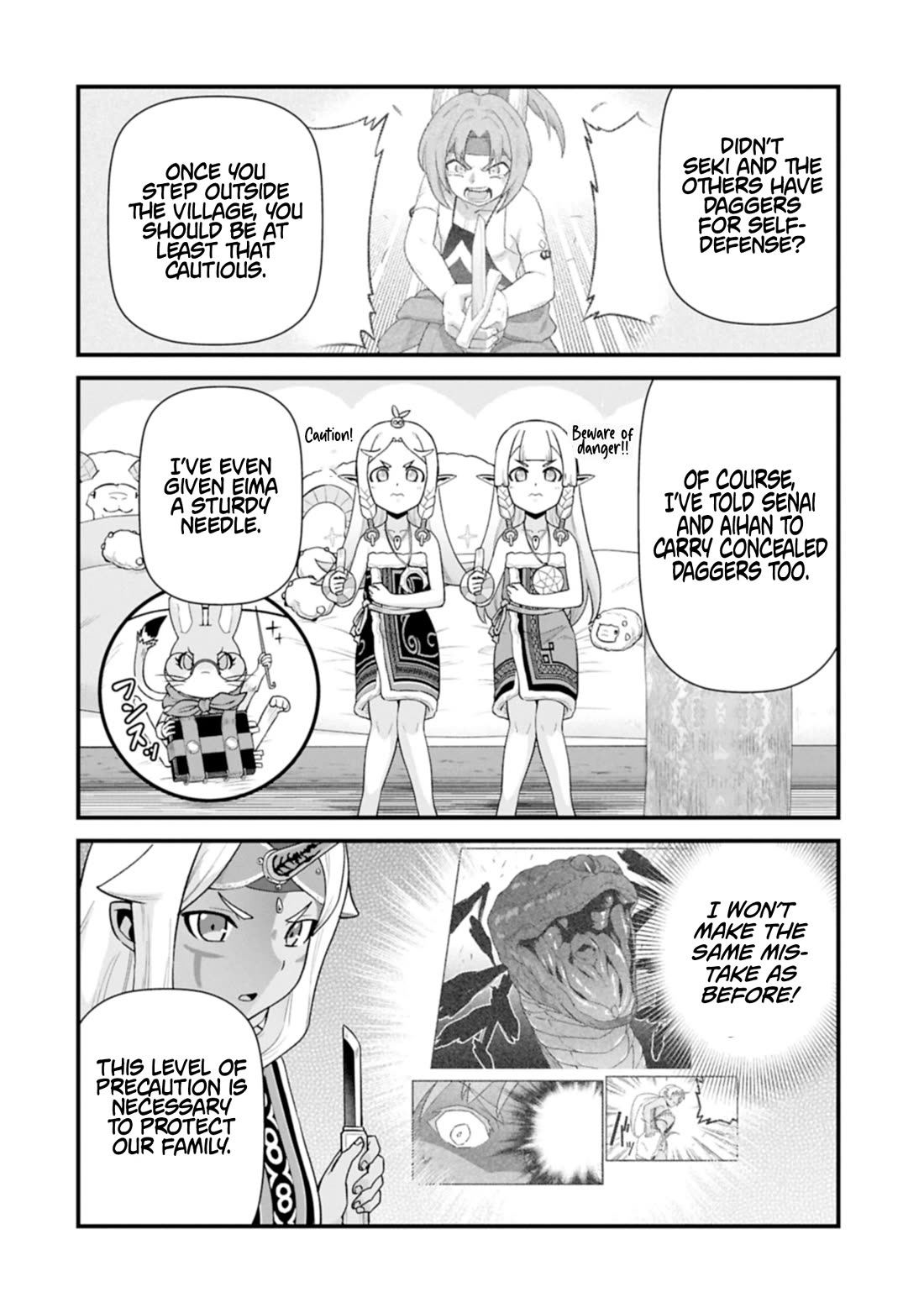 The Population Of The Frontier Owner Starts With 0. "Dias The Blue" And A Blue Horned Girl. chapter 64 page 18