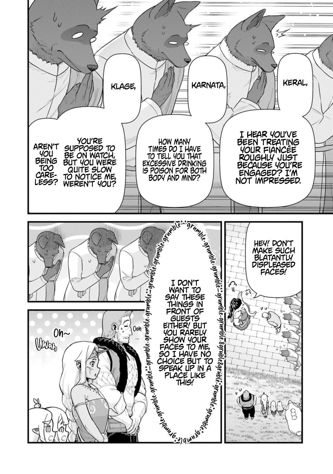 The Population Of The Frontier Owner Starts With 0. "Dias The Blue" And A Blue Horned Girl. chapter 64 page 26