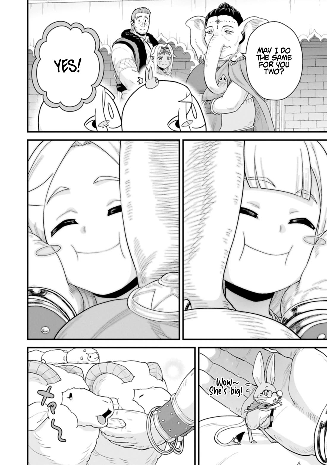 The Population Of The Frontier Owner Starts With 0. "Dias The Blue" And A Blue Horned Girl. chapter 64 page 30