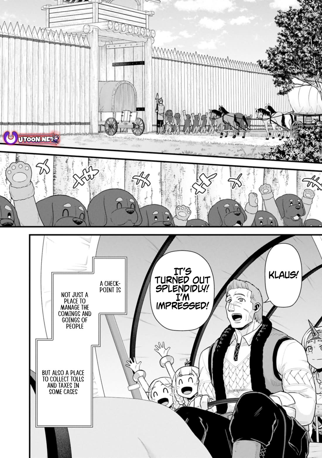 The Population Of The Frontier Owner Starts With 0. "Dias The Blue" And A Blue Horned Girl. chapter 64 page 4