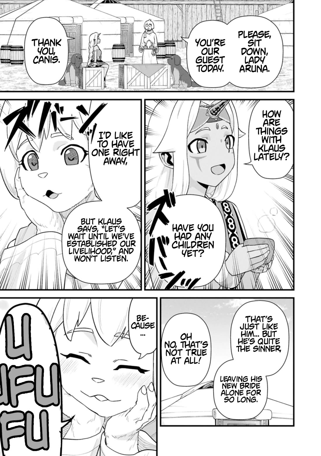 The Population Of The Frontier Owner Starts With 0. "Dias The Blue" And A Blue Horned Girl. chapter 64 page 7