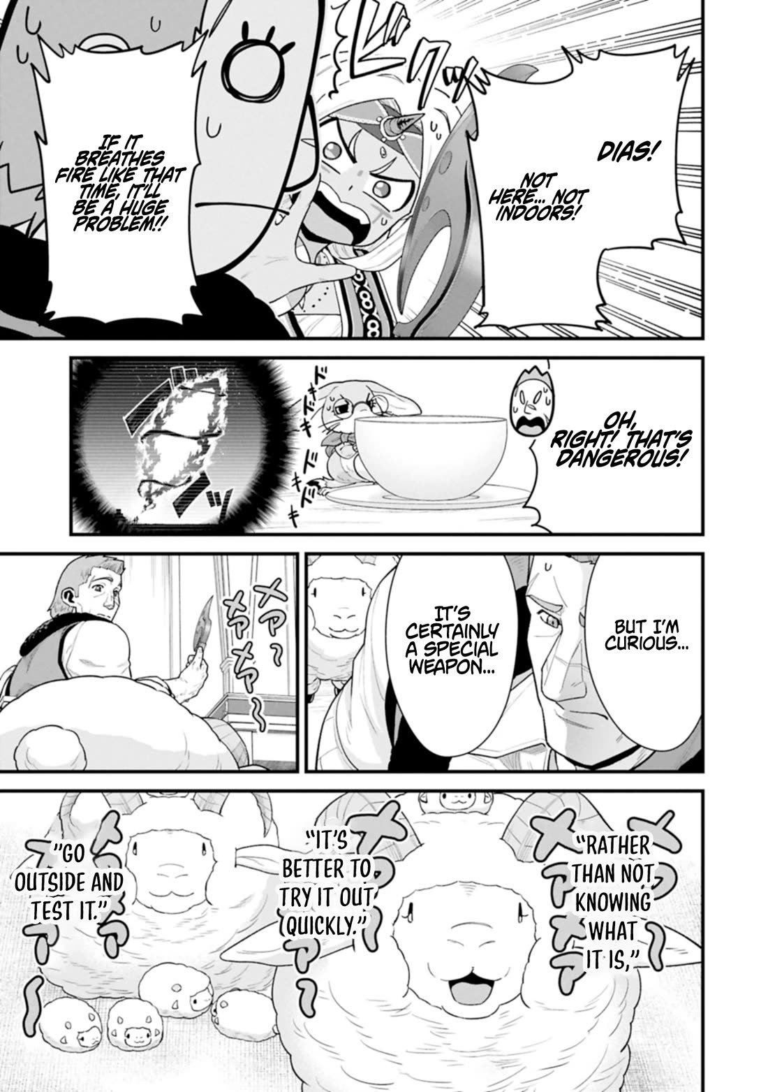 The Population Of The Frontier Owner Starts With 0. "Dias The Blue" And A Blue Horned Girl. chapter 65 page 13