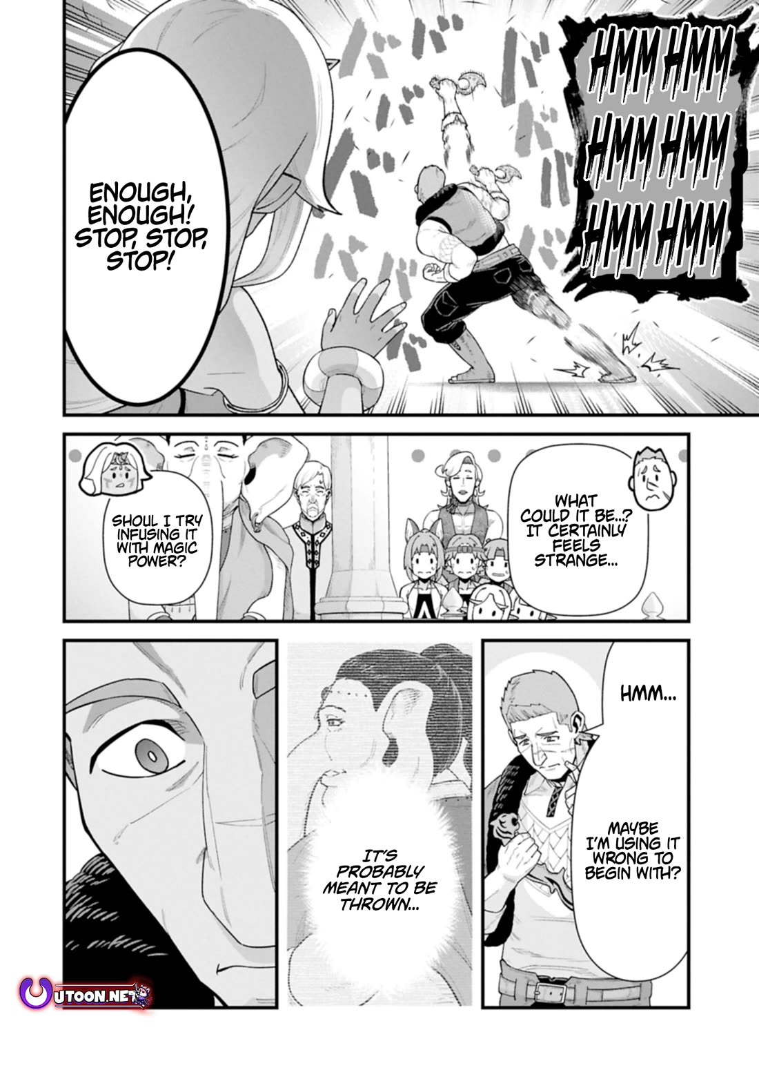 The Population Of The Frontier Owner Starts With 0. "Dias The Blue" And A Blue Horned Girl. chapter 65 page 16