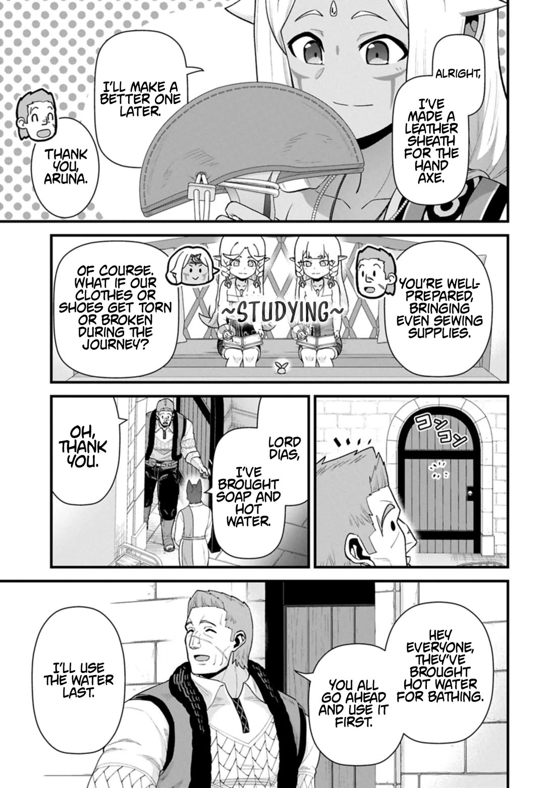 The Population Of The Frontier Owner Starts With 0. "Dias The Blue" And A Blue Horned Girl. chapter 65 page 23