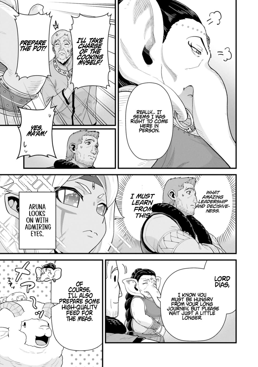 The Population Of The Frontier Owner Starts With 0. "Dias The Blue" And A Blue Horned Girl. chapter 65 page 3