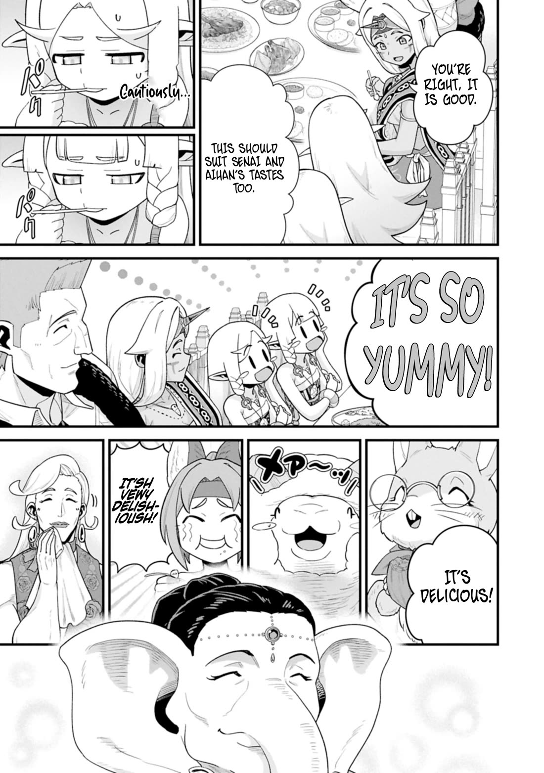 The Population Of The Frontier Owner Starts With 0. "Dias The Blue" And A Blue Horned Girl. chapter 65 page 7