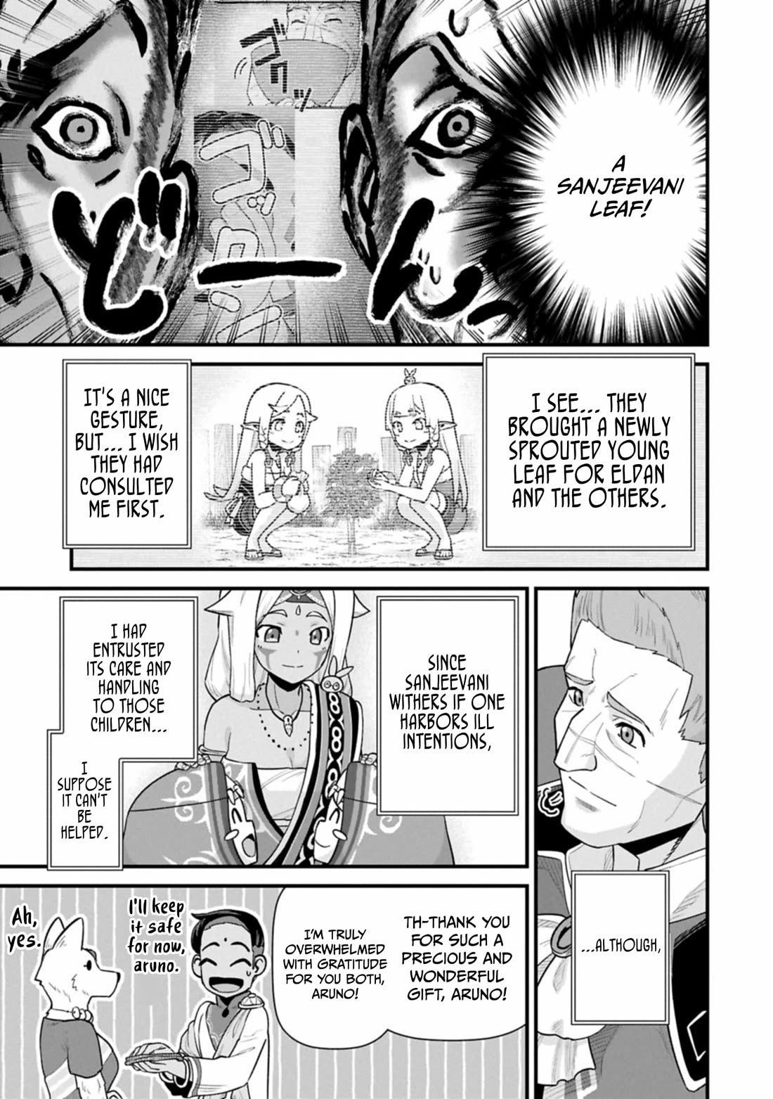 The Population Of The Frontier Owner Starts With 0. "Dias The Blue" And A Blue Horned Girl. chapter 66 page 18