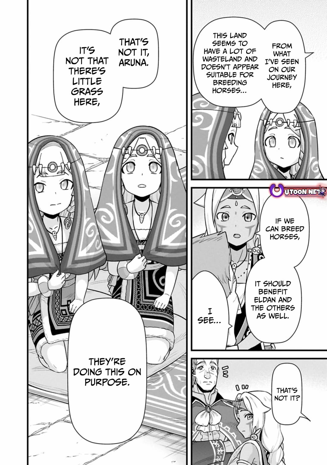 The Population Of The Frontier Owner Starts With 0. "Dias The Blue" And A Blue Horned Girl. chapter 66 page 27