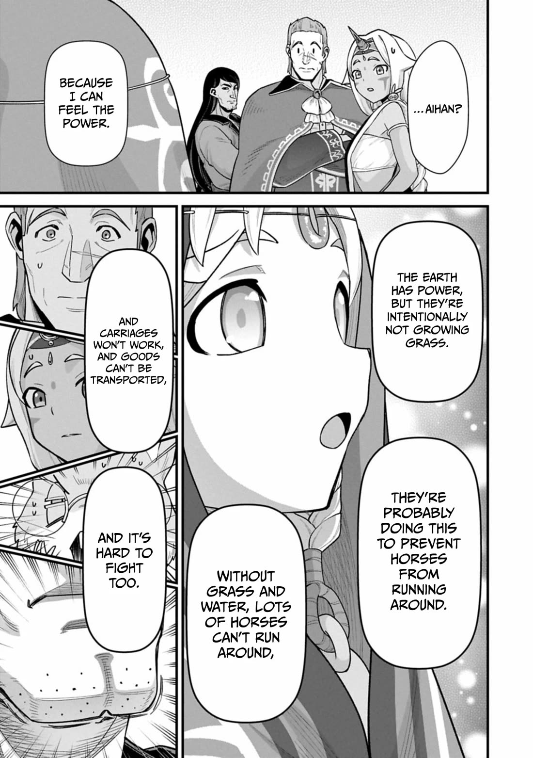 The Population Of The Frontier Owner Starts With 0. "Dias The Blue" And A Blue Horned Girl. chapter 66 page 28