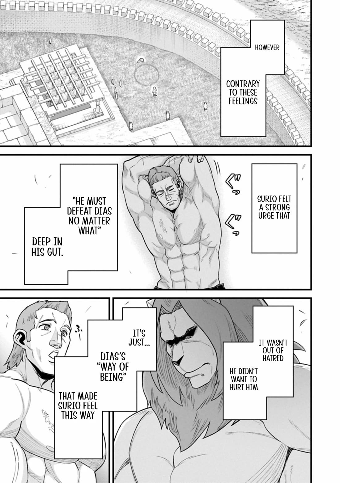 The Population Of The Frontier Owner Starts With 0. "Dias The Blue" And A Blue Horned Girl. chapter 67 page 13