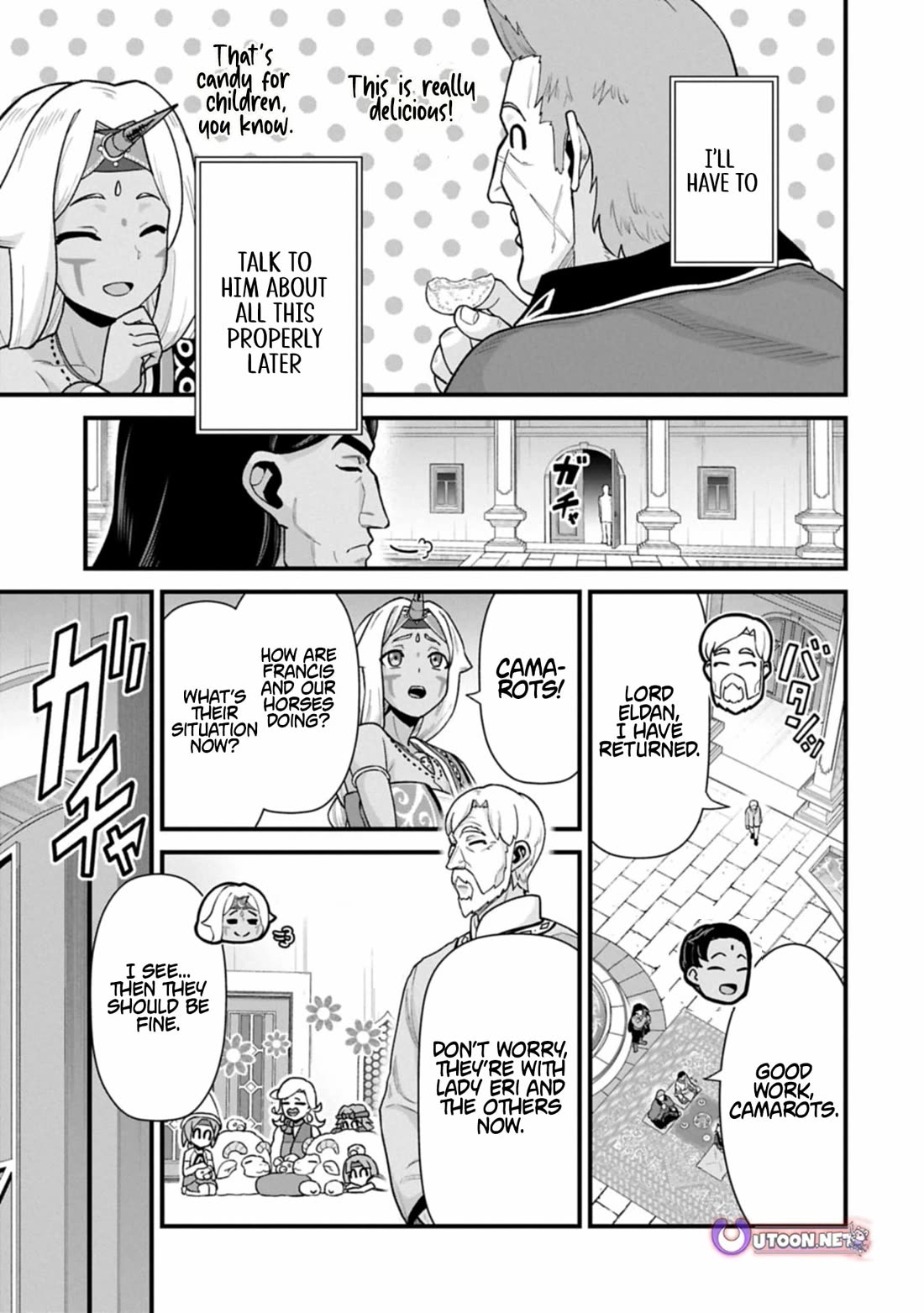 The Population Of The Frontier Owner Starts With 0. "Dias The Blue" And A Blue Horned Girl. chapter 67 page 5