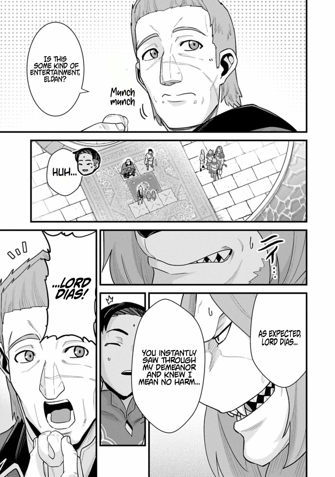 The Population Of The Frontier Owner Starts With 0. "Dias The Blue" And A Blue Horned Girl. chapter 67 page 9