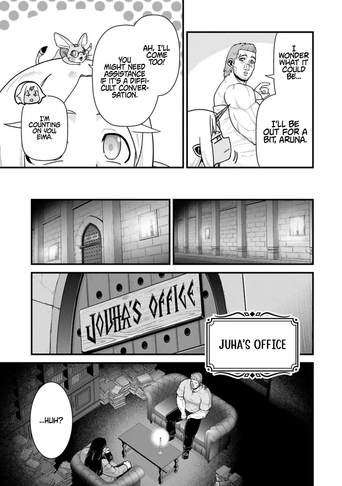 The Population Of The Frontier Owner Starts With 0. "Dias The Blue" And A Blue Horned Girl. chapter 68 page 10