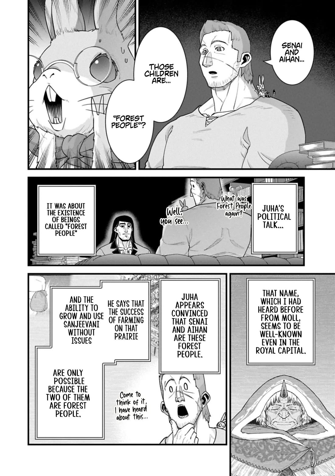 The Population Of The Frontier Owner Starts With 0. "Dias The Blue" And A Blue Horned Girl. chapter 68 page 11