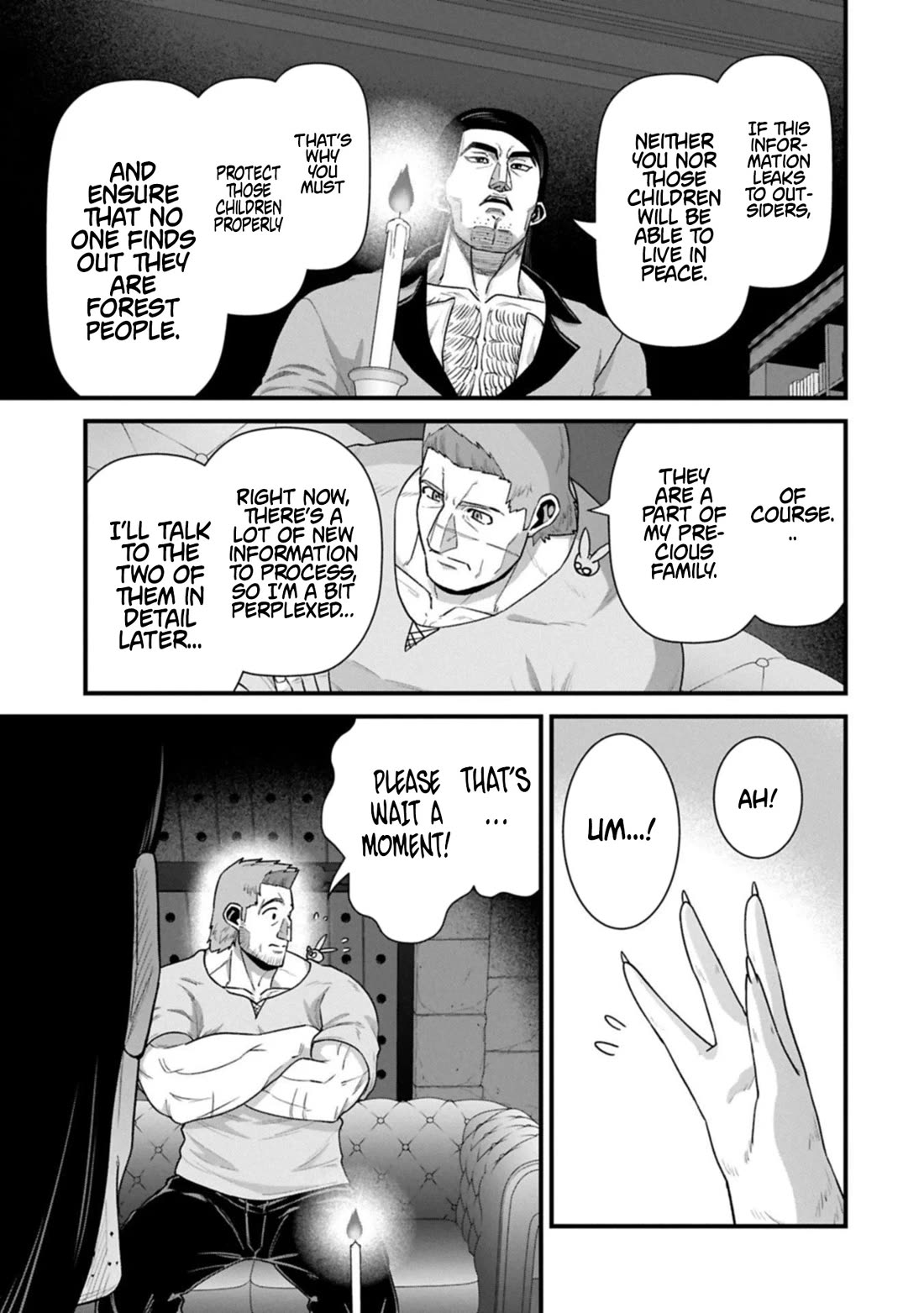 The Population Of The Frontier Owner Starts With 0. "Dias The Blue" And A Blue Horned Girl. chapter 68 page 12