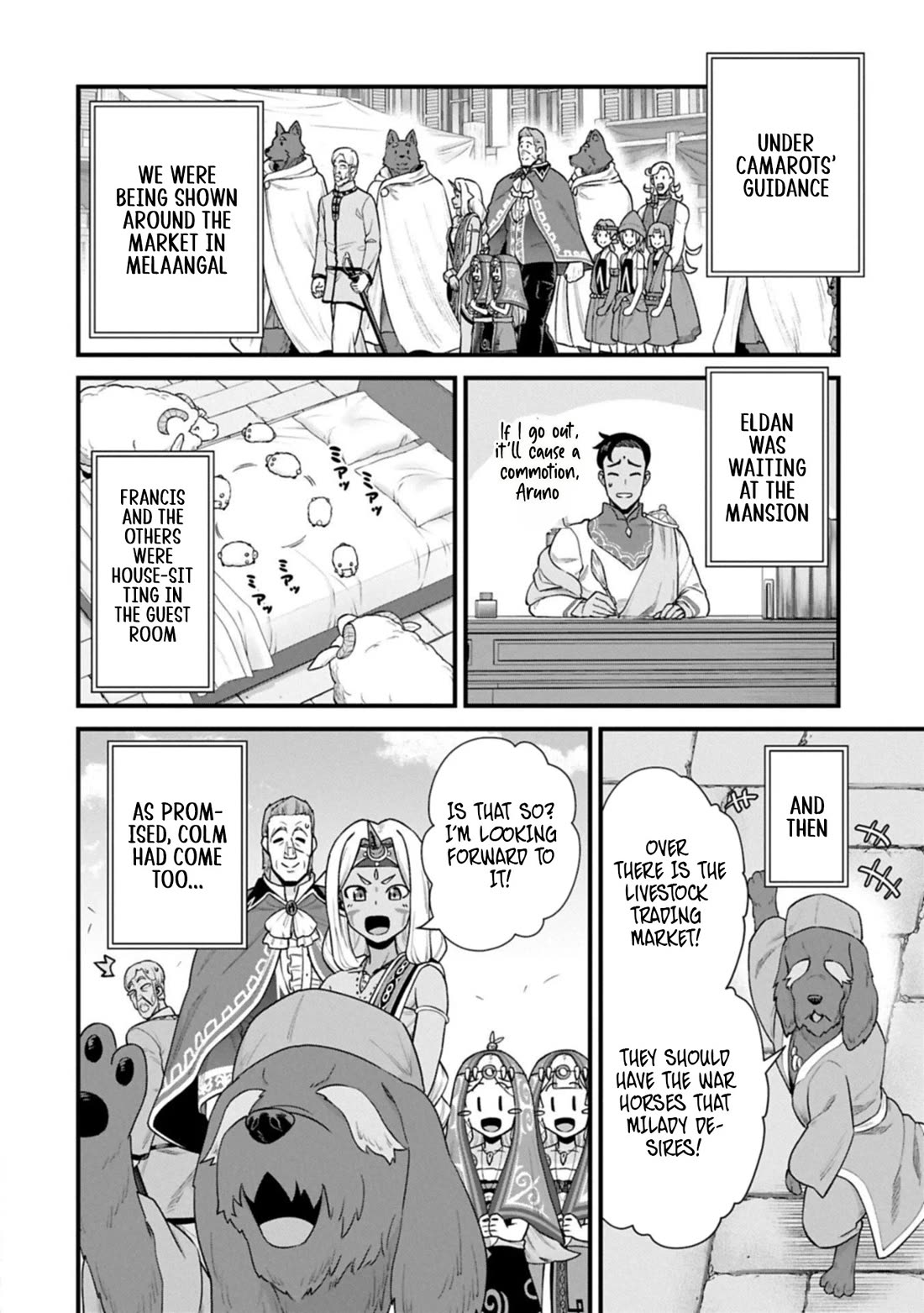 The Population Of The Frontier Owner Starts With 0. "Dias The Blue" And A Blue Horned Girl. chapter 68 page 17