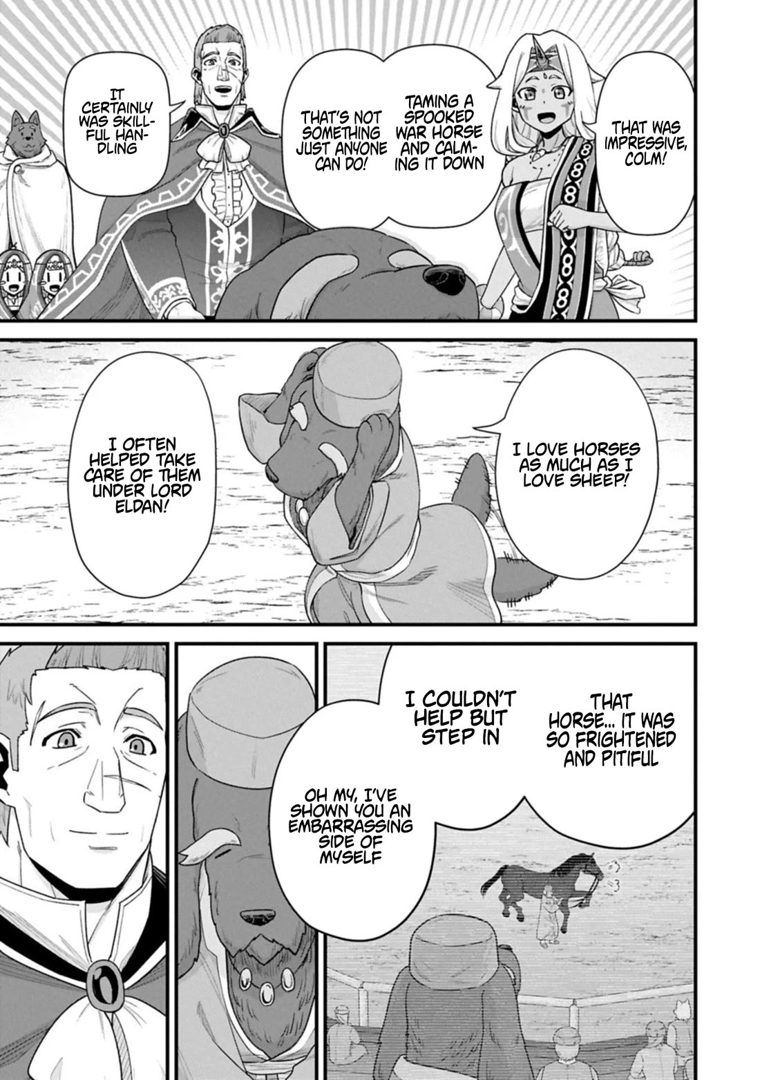 The Population Of The Frontier Owner Starts With 0. "Dias The Blue" And A Blue Horned Girl. chapter 68 page 27