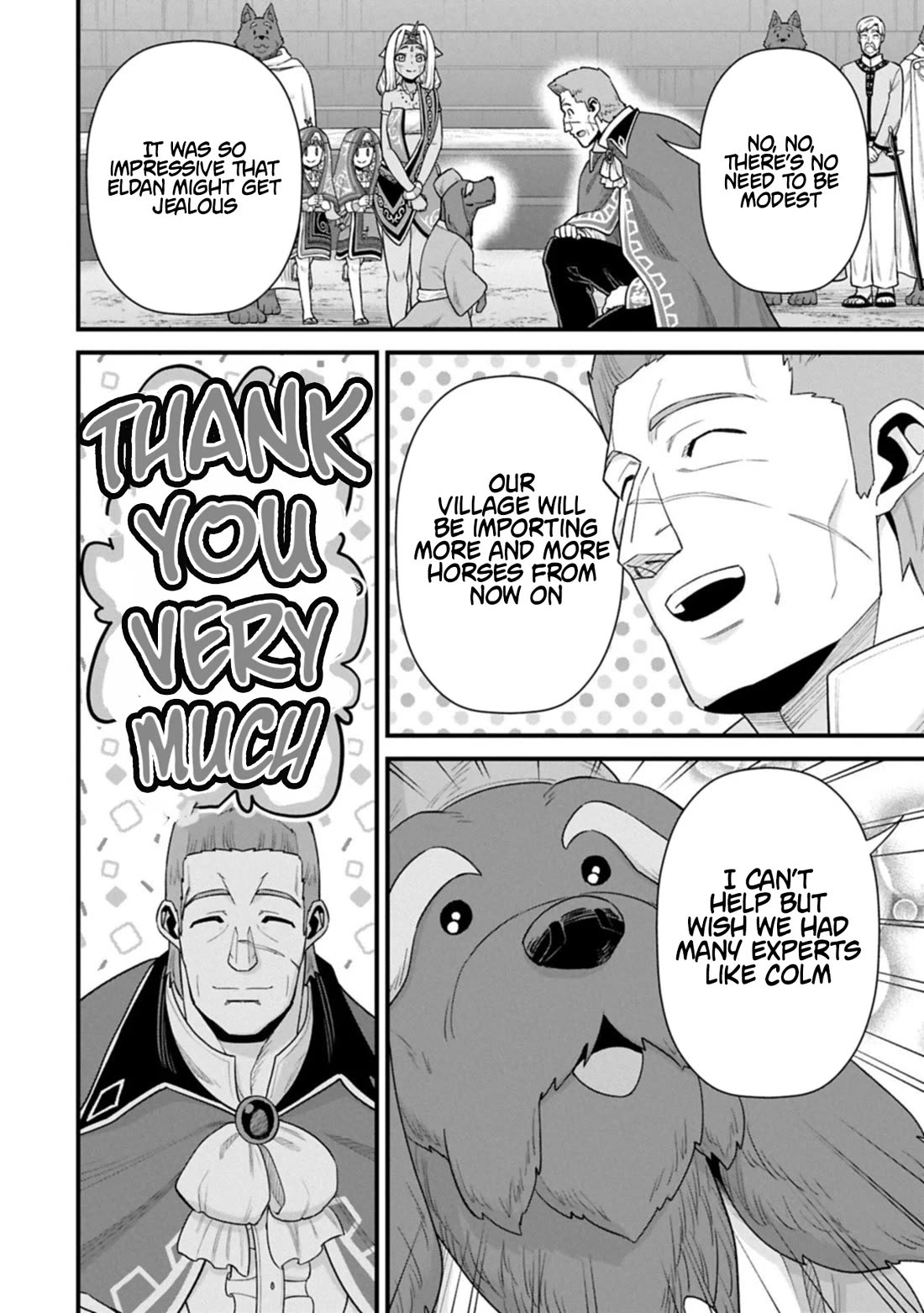 The Population Of The Frontier Owner Starts With 0. "Dias The Blue" And A Blue Horned Girl. chapter 68 page 28