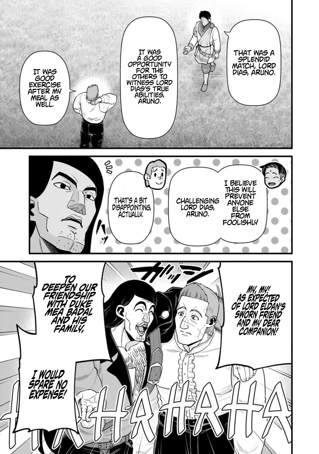 The Population Of The Frontier Owner Starts With 0. "Dias The Blue" And A Blue Horned Girl. chapter 68 page 3