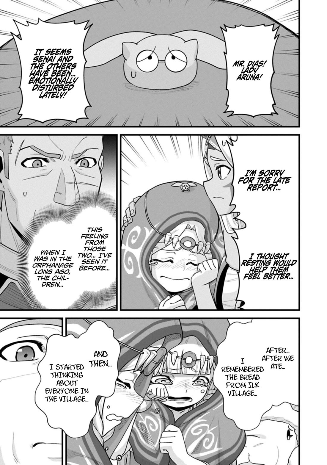 The Population Of The Frontier Owner Starts With 0. "Dias The Blue" And A Blue Horned Girl. chapter 69 page 13