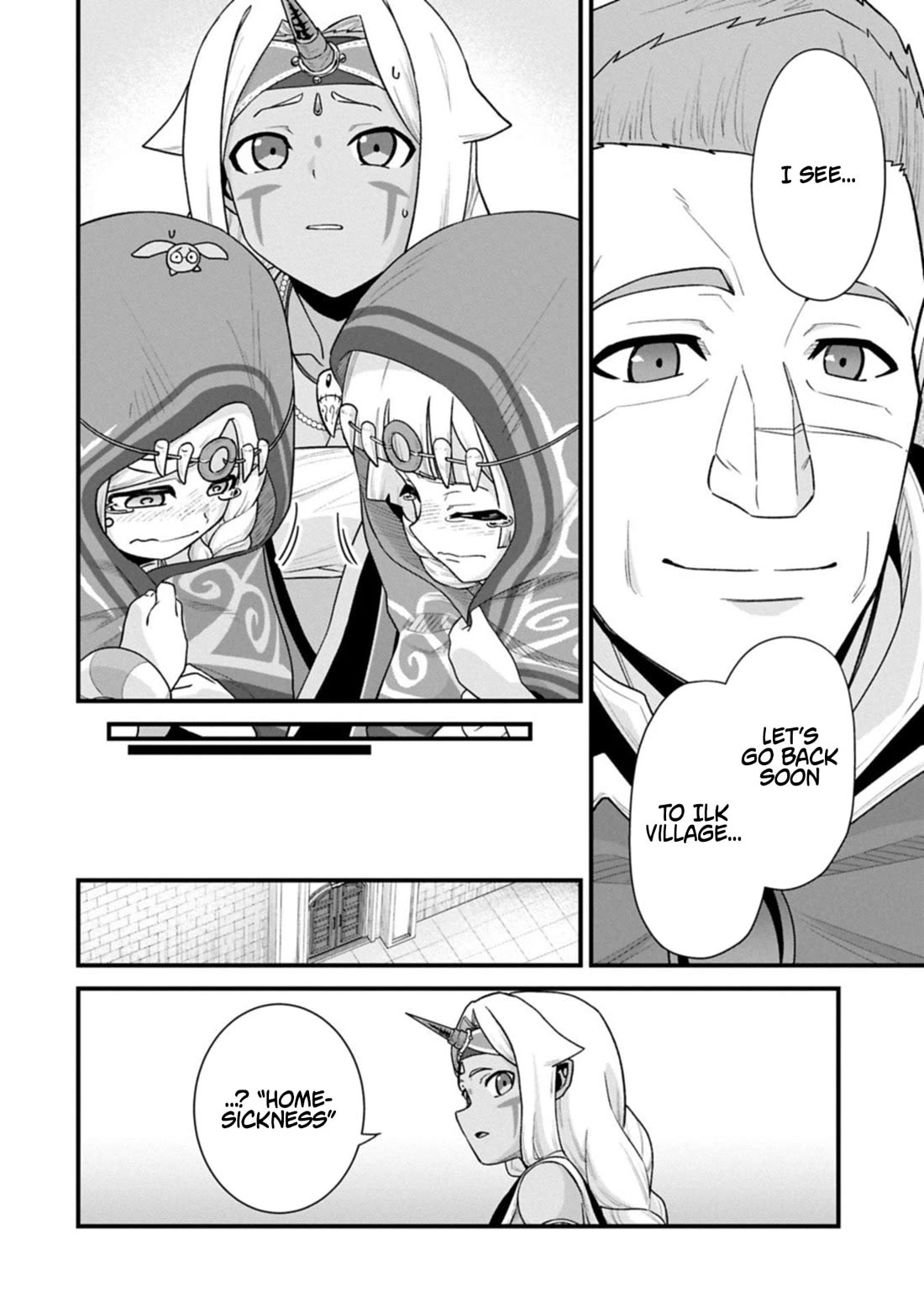 The Population Of The Frontier Owner Starts With 0. "Dias The Blue" And A Blue Horned Girl. chapter 69 page 14