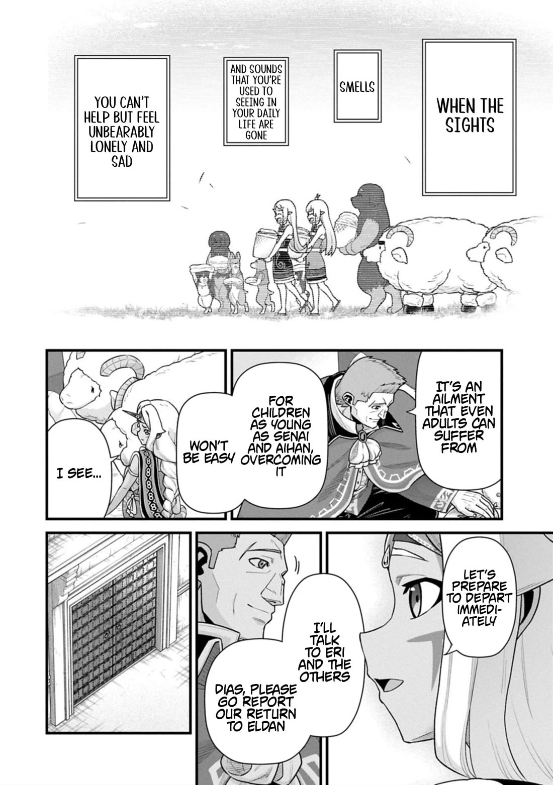 The Population Of The Frontier Owner Starts With 0. "Dias The Blue" And A Blue Horned Girl. chapter 69 page 16