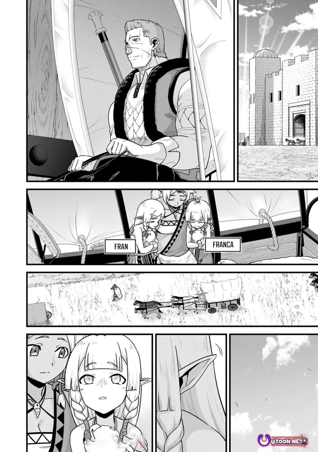 The Population Of The Frontier Owner Starts With 0. "Dias The Blue" And A Blue Horned Girl. chapter 69 page 22