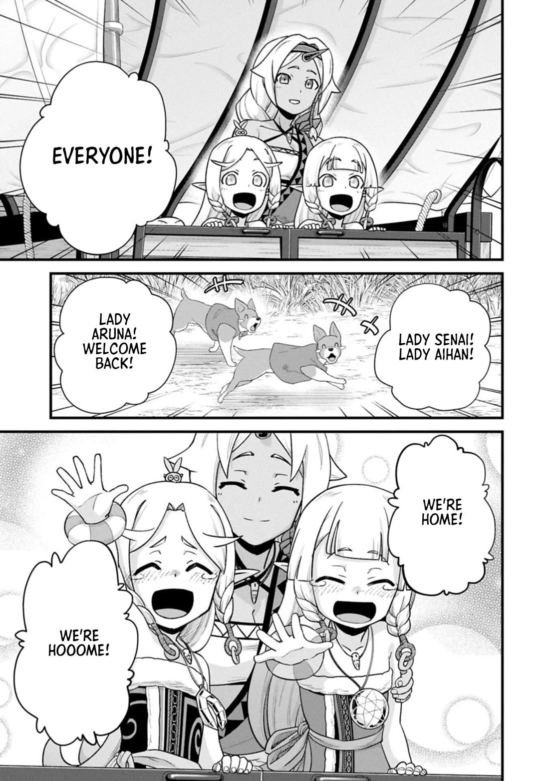 The Population Of The Frontier Owner Starts With 0. "Dias The Blue" And A Blue Horned Girl. chapter 69 page 30